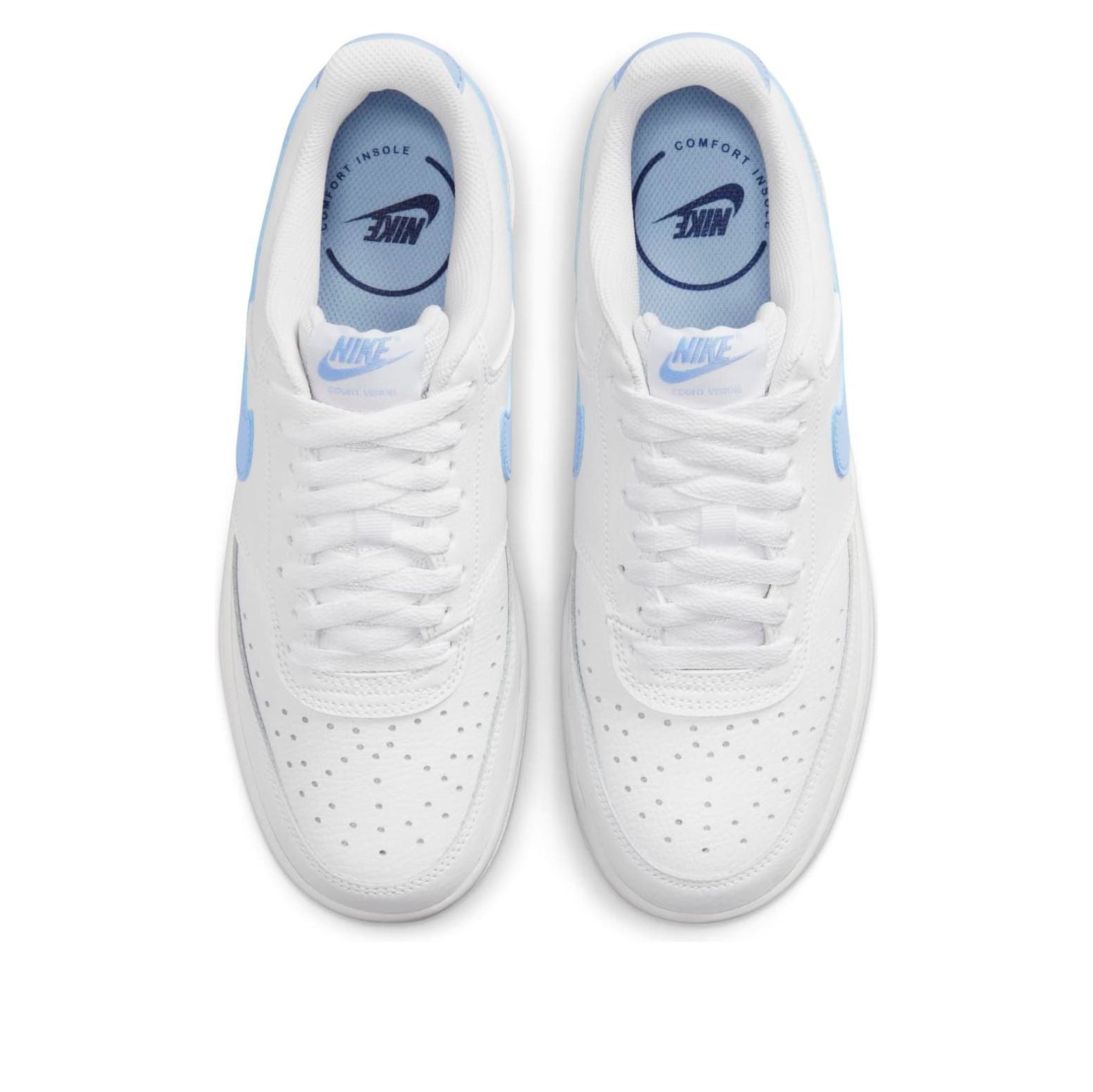 (WMNS) Nike Court Vision Low 'White Royal Tint' CD5434-115
