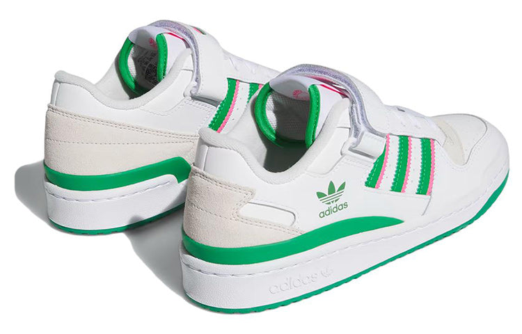 (WMNS) adidas Forum Low 'White Green Pink' IE7422