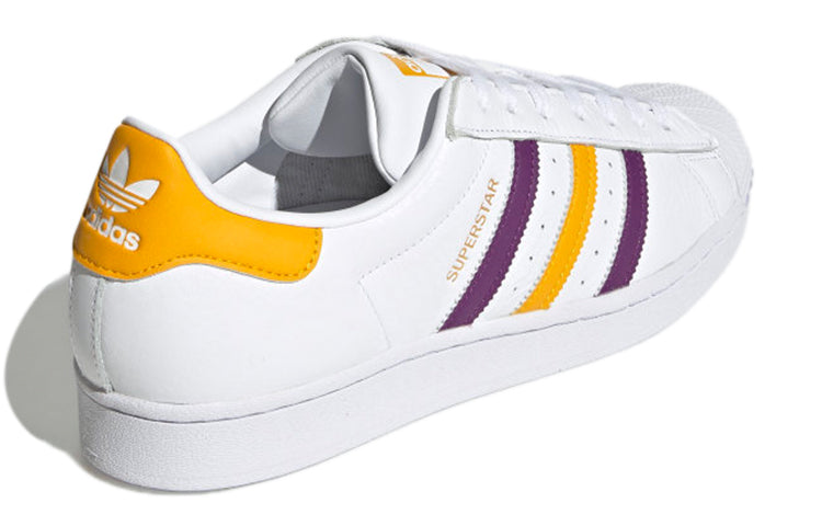 adidas Superstar 'White Gold Purple' FX4277