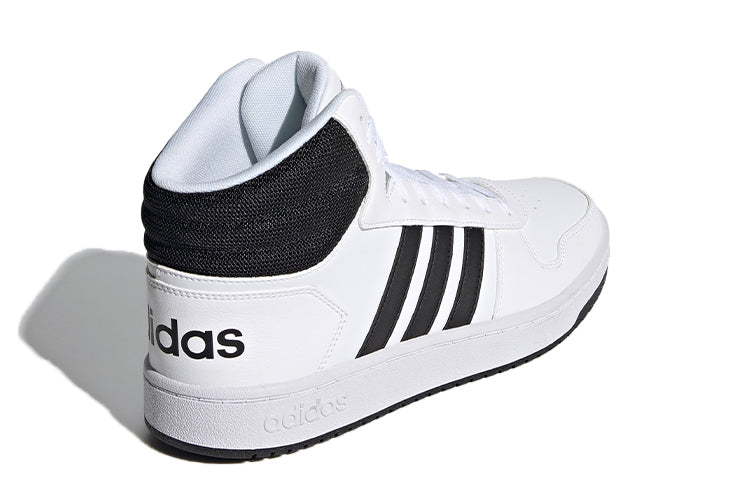 adidas Hoops 2.0 Mid 'White Black' FY8617