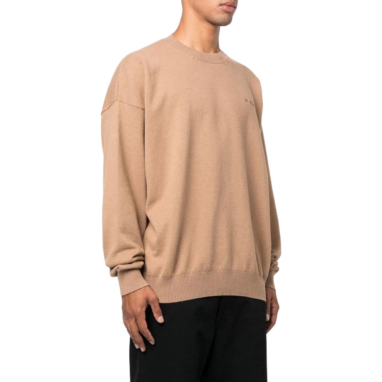 Off-White Logo-Embroidered Knitted Jumper OMHE138F22KNI0016262