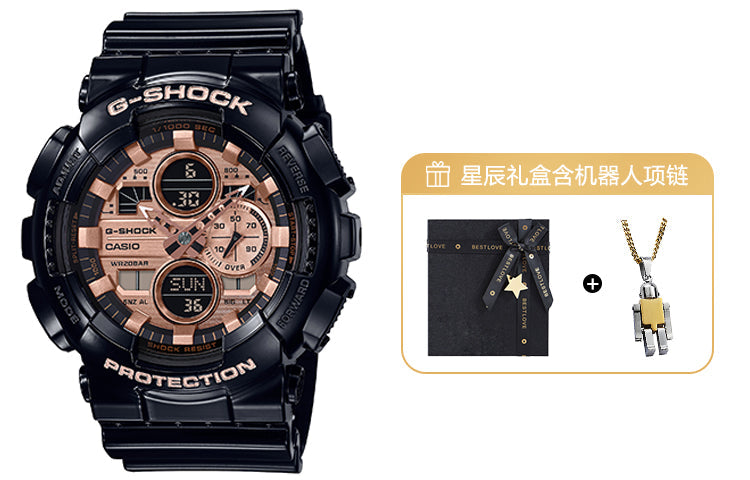 CASIO G-Shock Analog-Digital 'Black rose' GA-140GB-1A2PR