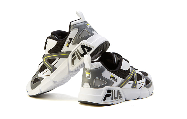 (GS) FILA Retro Sport Shoes 'White Black Gray' K15B041116FBQ
