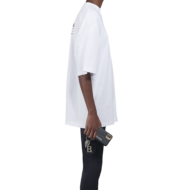 Balenciaga Political Campaign Short Sleeve White 620941TIV529040