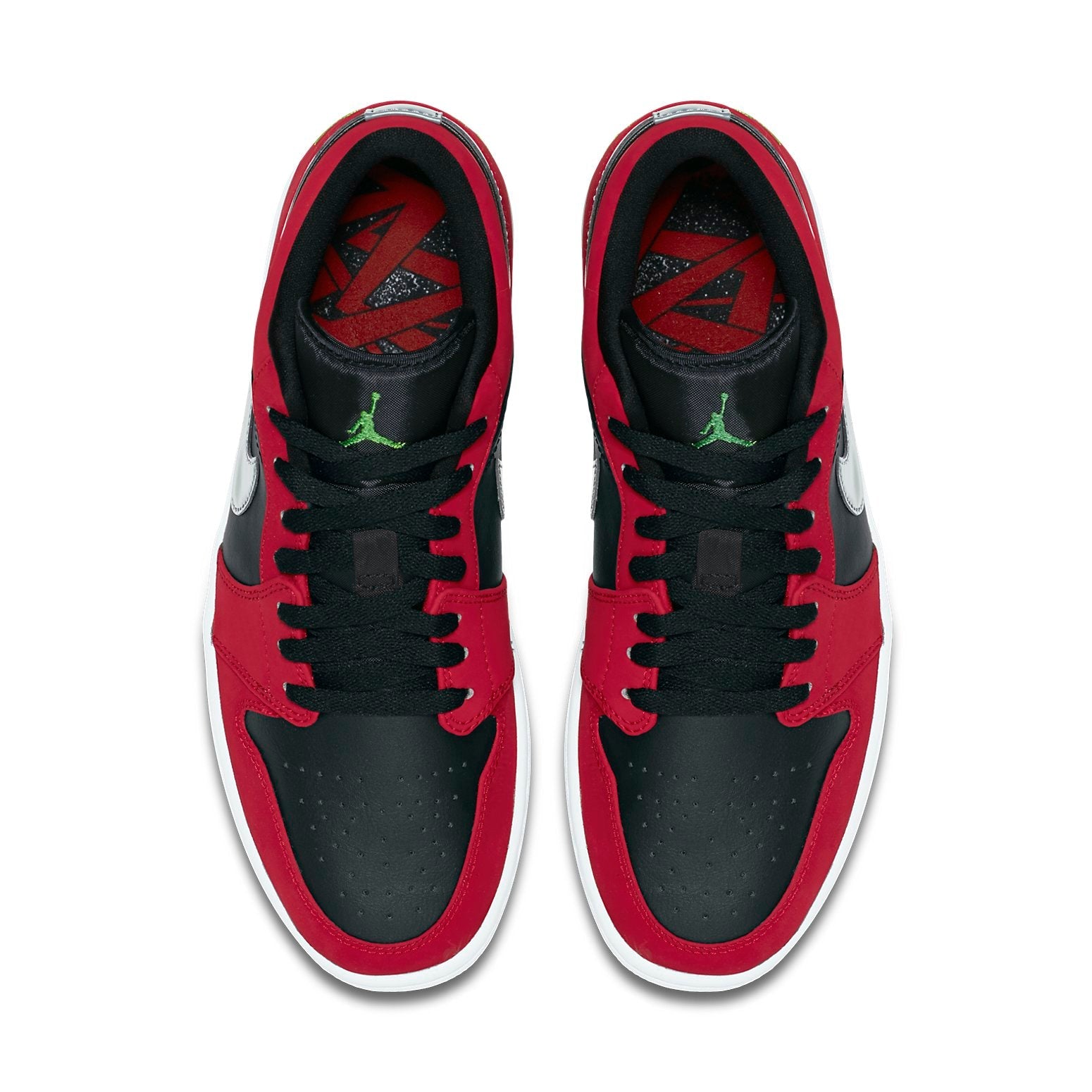 Air Jordan 1 Low 'Gym Red Green Pulse' 553558-036