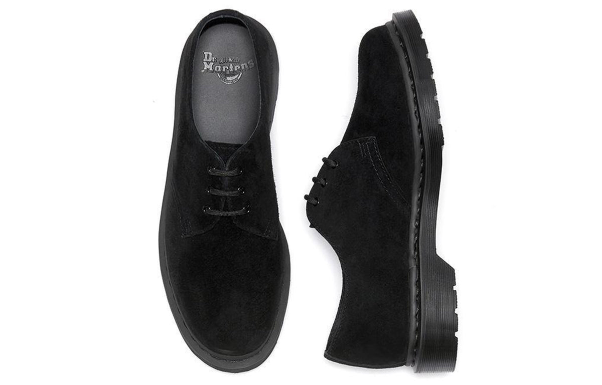 Dr. Martens 1461 Black Suede Shoes 'Black' 25699001