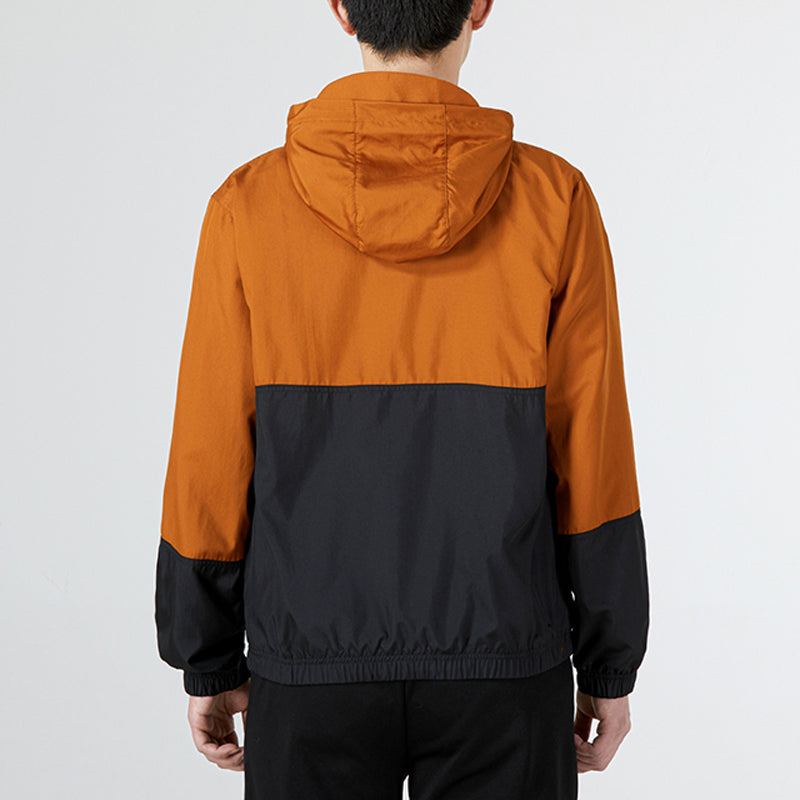 Air Jordan SS22 Half Zipper Breathable Knit Hooded Jacket Brown DJ0247-241