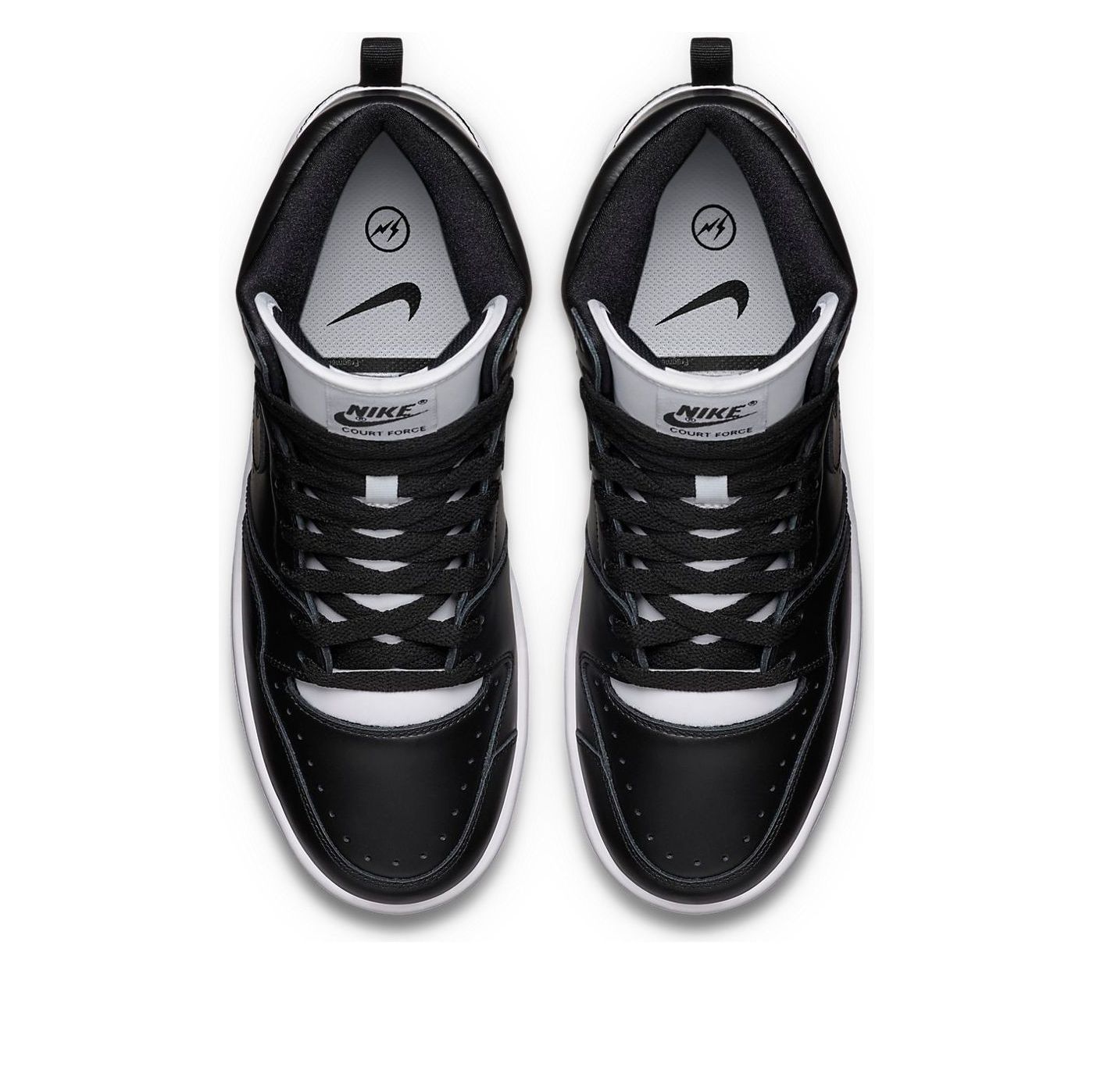 Fragment Design x GOODENOUGH x NikeLab Court Force Sneakers Black/White 814913-001