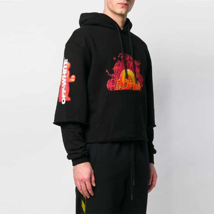 Off-White MENS SS19 Hands Street Style Plain Cotton Logo Black OMBB048S19D250161088