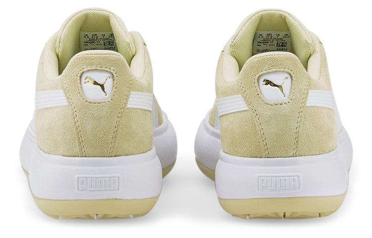 (WMNS) PUMA Suede Mayu Thick Sole Minimalistic Casual Skateboarding Shoes Khaki 380686-12