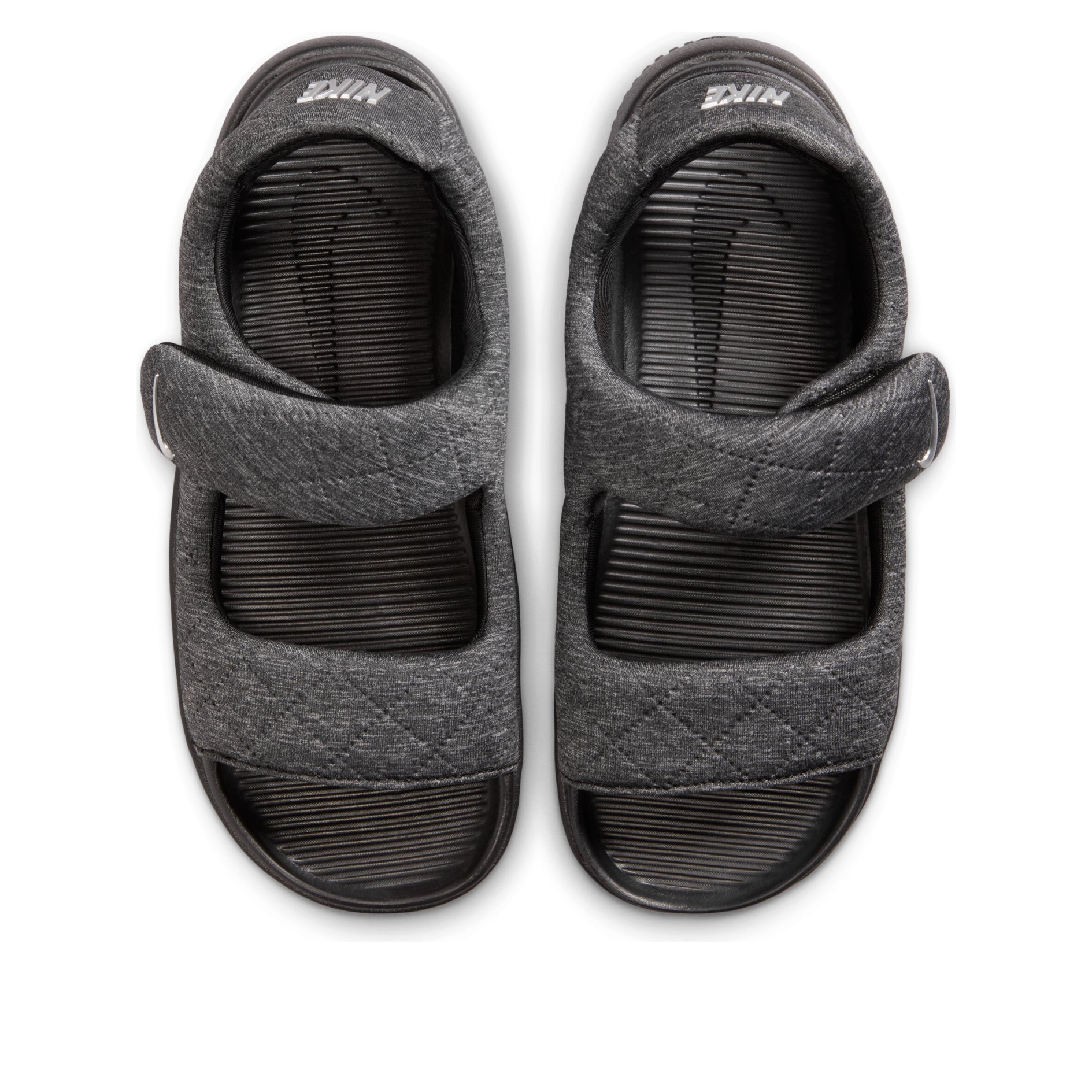 (WMNS) Nike Calm SE Sandals 'Black Metallic Silver' HJ9000-002
