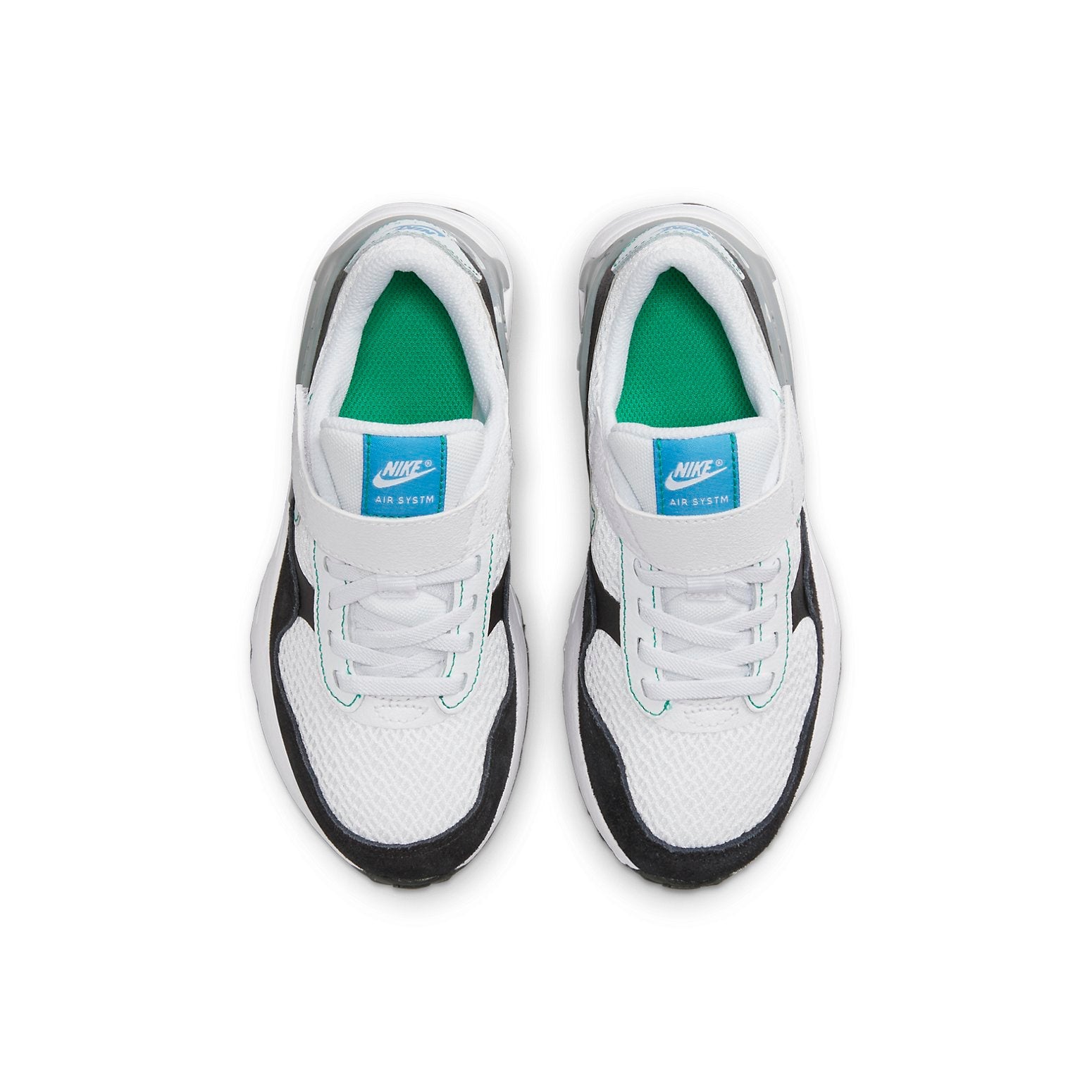 (PS) Nike Air Max SYSTM 'White Black Green' DQ0285-107