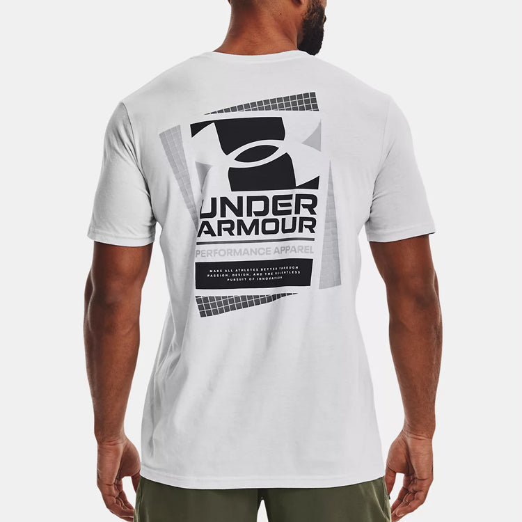 Under Armour Multicolor Box Tee 'White' 1370529-015