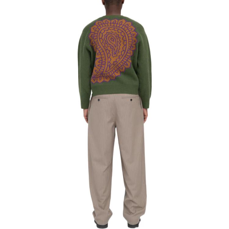 Stussy Paisley Sweater 'Green' 117118