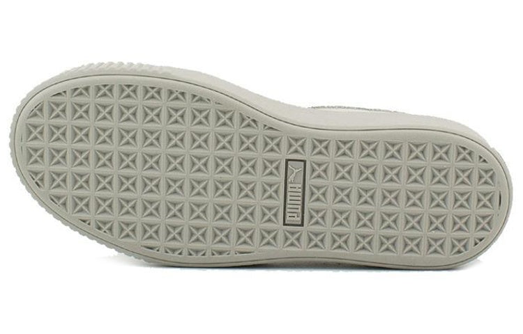 (WMNS) PUMA Basket Platform Reset 'Grey' 363313-01