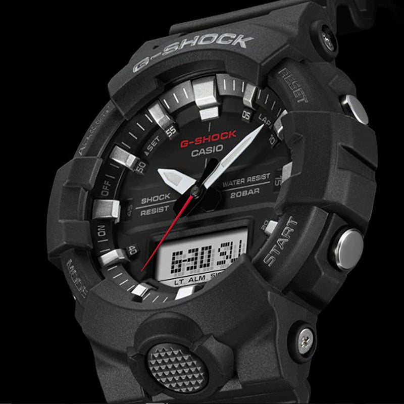CASIO G-Shock Analog-Digital 'Black' GA-800-1A