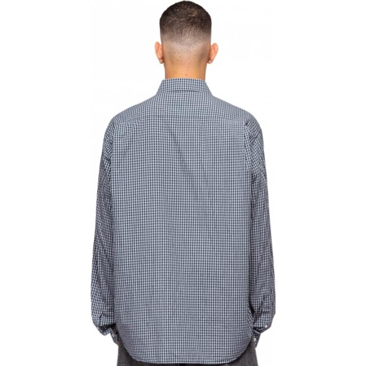 Balenciaga Checked Long Sleeve Shirt 'Blue' 690340TMM373768