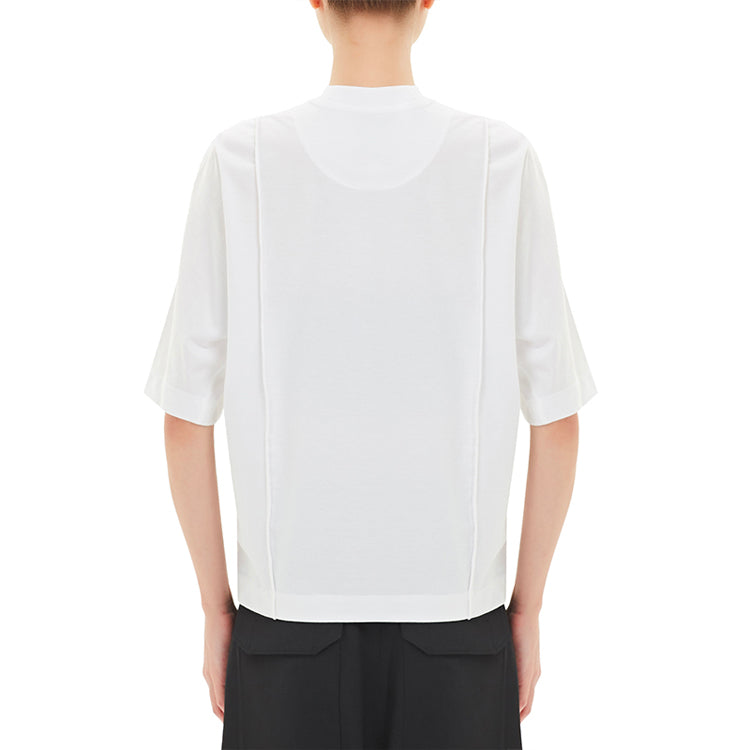 (WMNS) Y-3 SS21 Loose Round Neck Short Sleeve White GK4467