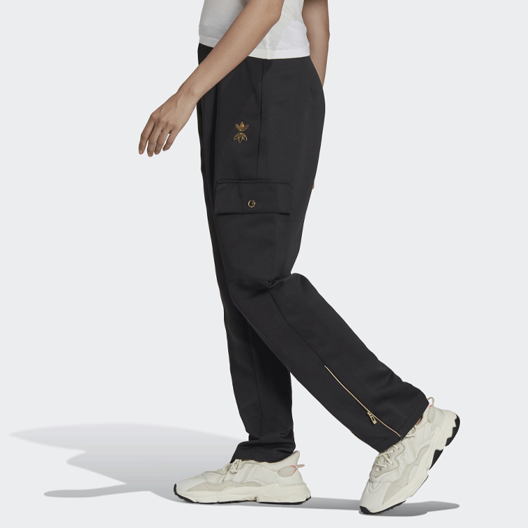 (WMNS) adidas Womens Modular Cargo Pants Asia Sizing 'Black' HG6674