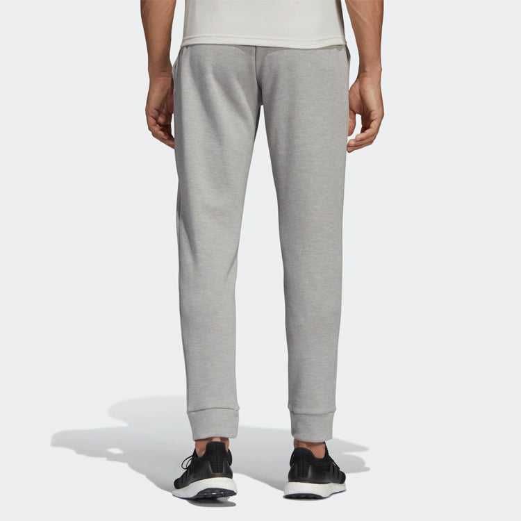 adidas Casual Straight Knit Sports Long Pants Gray DU1147