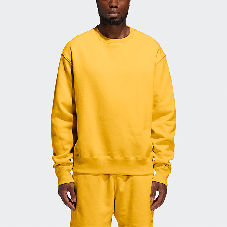 adidas x Pharrell Basics Crew Sweatshirt 'Yellow' GL6288