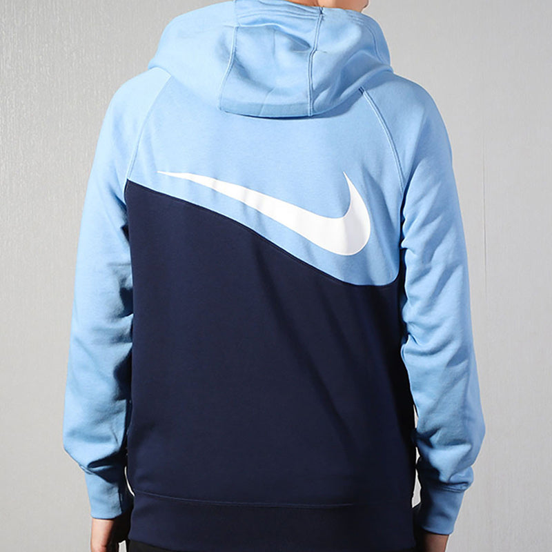 Nike AS Nike Sportswear Swoosh Hoodie FZ FT Men Blue Sky blue BV5300-451