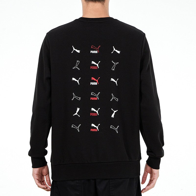 PUMA Classics Graphic Long Sleeve T-Shirt 'Black' 533144-51
