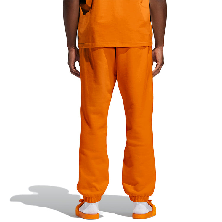 adidas originals Pw Basics Pant Loose Casual Sports Long Pants Couple Style Orange GH4385