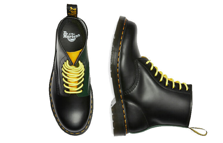 Dr. Martens 1460 Contrast Smooth Leather Lace Up Boots 'Black' 27287001
