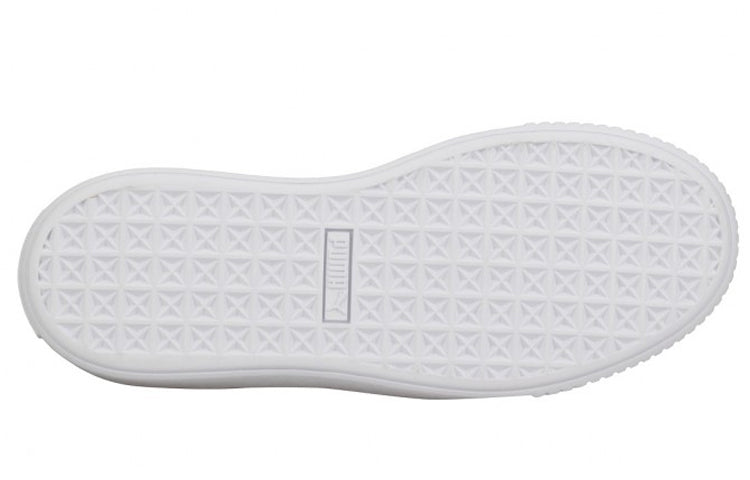 (WMNS) PUMA Basket Platform 'Cream y' 366494-01