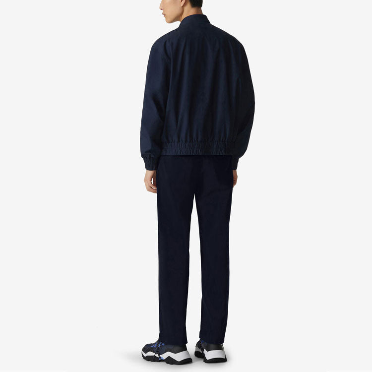 Men's KENZO FW20 Solid Color Cotton Jacket Navy Blue FA65BL1929CC-76