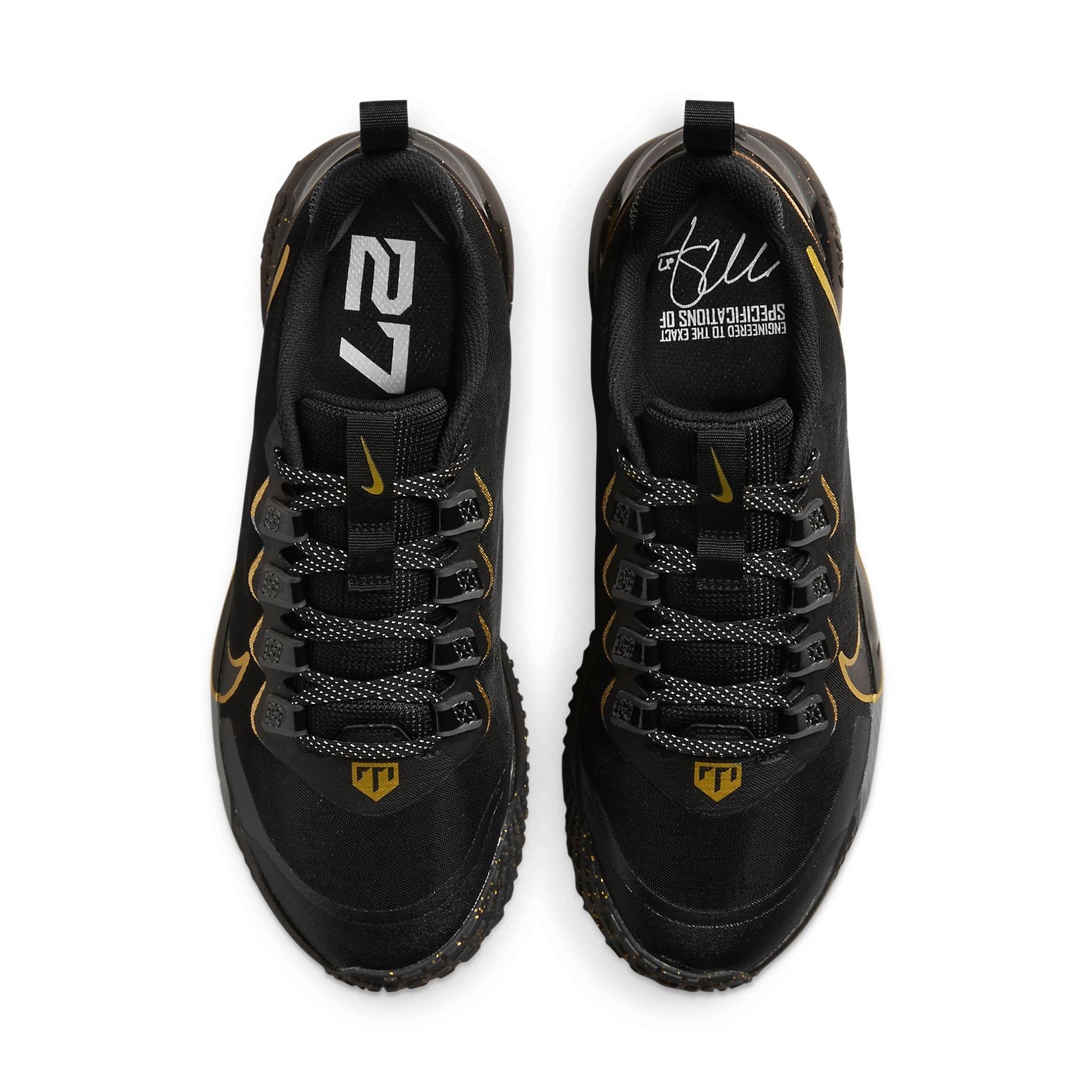 Nike Force Zoom Trout LTD TF 'Black Metallic Gold' CZ5916-012