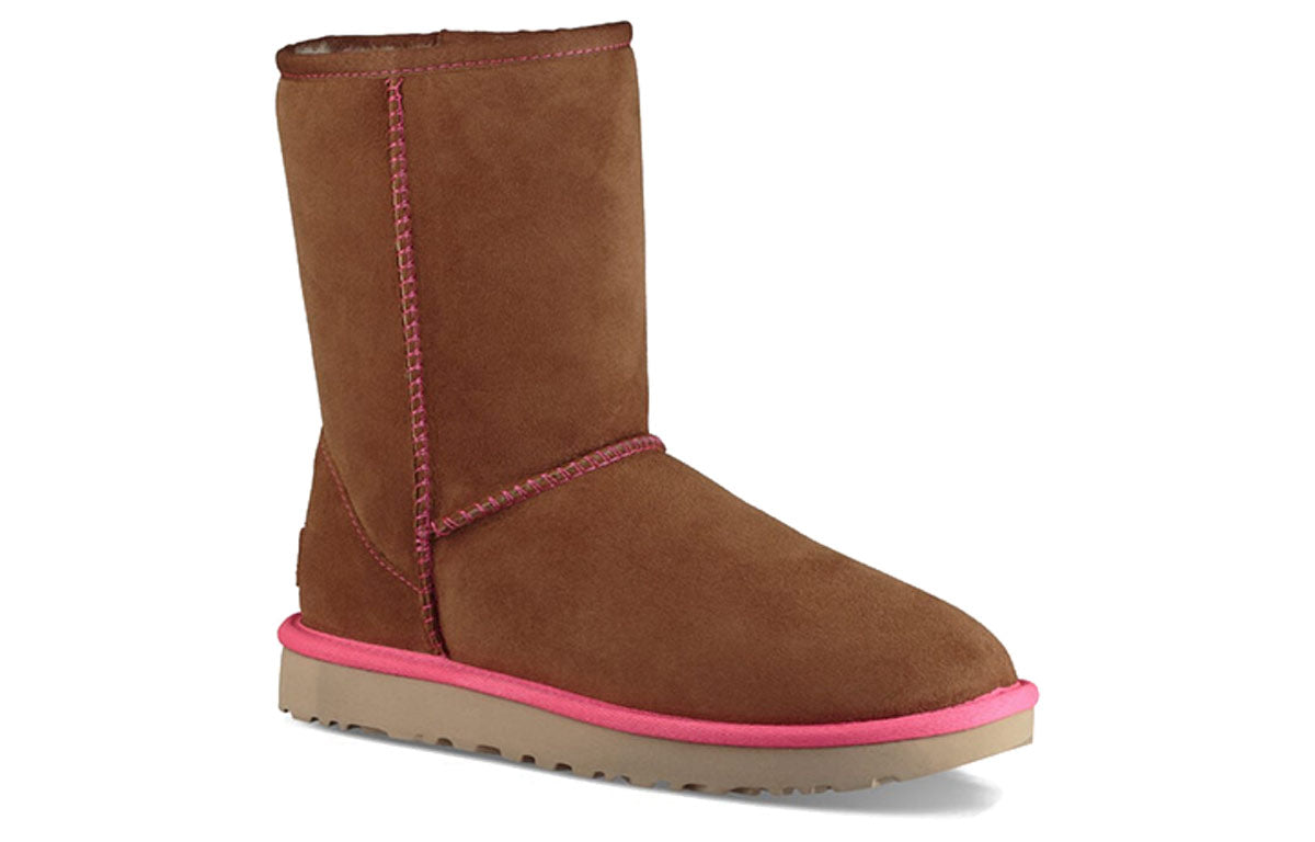 (WMNS) UGG Classic Short II Neon 'Chestnut' 1016865-CHE