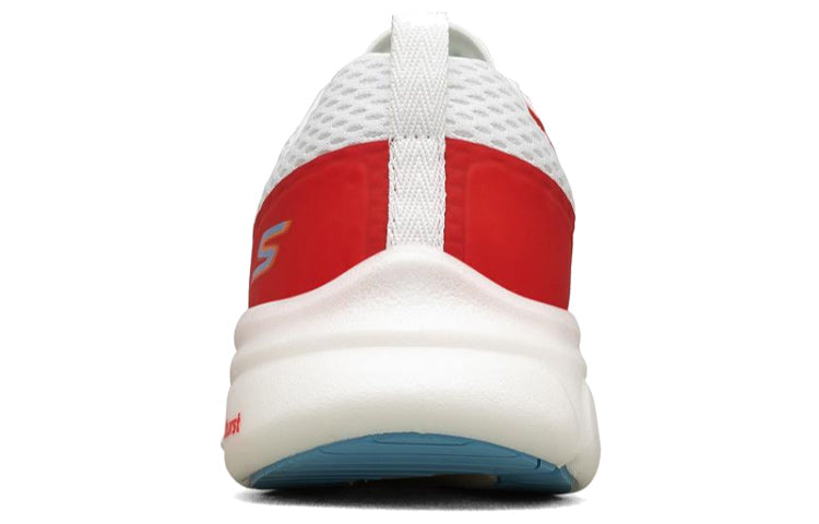(WMNS) Skechers Hyper Pillars Running Shoes White/Red/Orange 130003-WMLT