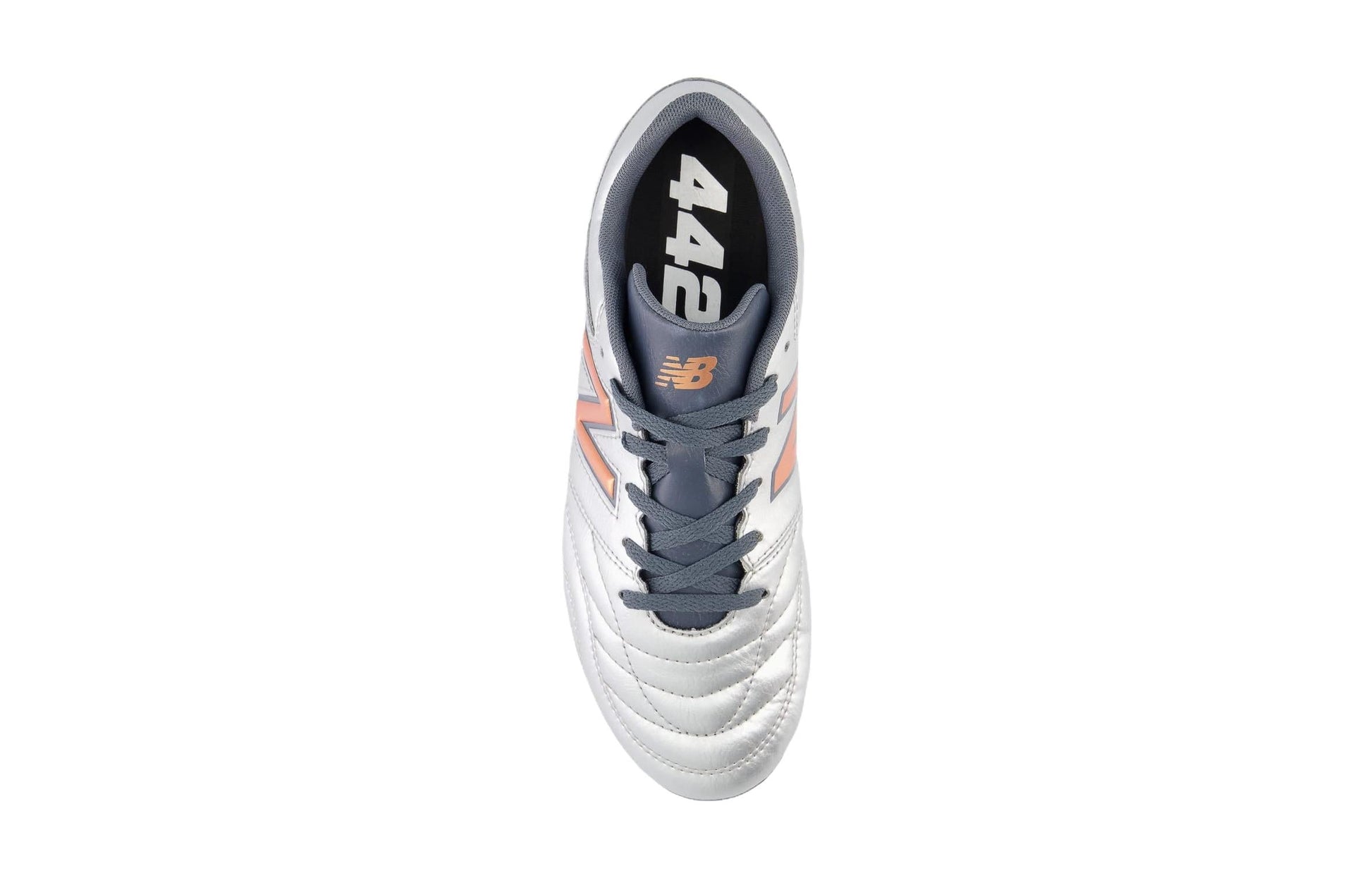 (GS) New Balance 442 v2 Academy HG Shoes 'Silver Grey Orange' JS43HSV2