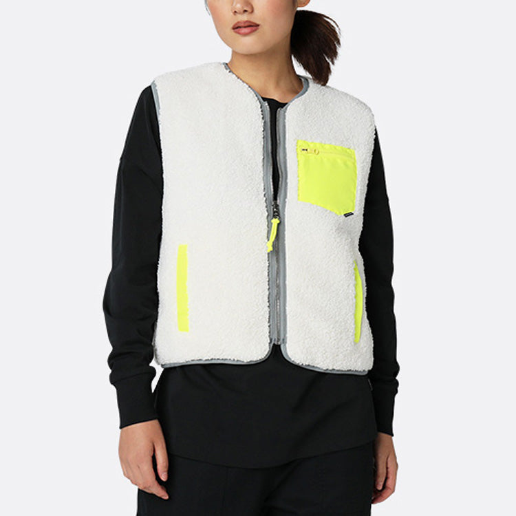 (WMNS) Converse Sherpa Reversible Vest Asia Sizing 'Grey' 10020286A01