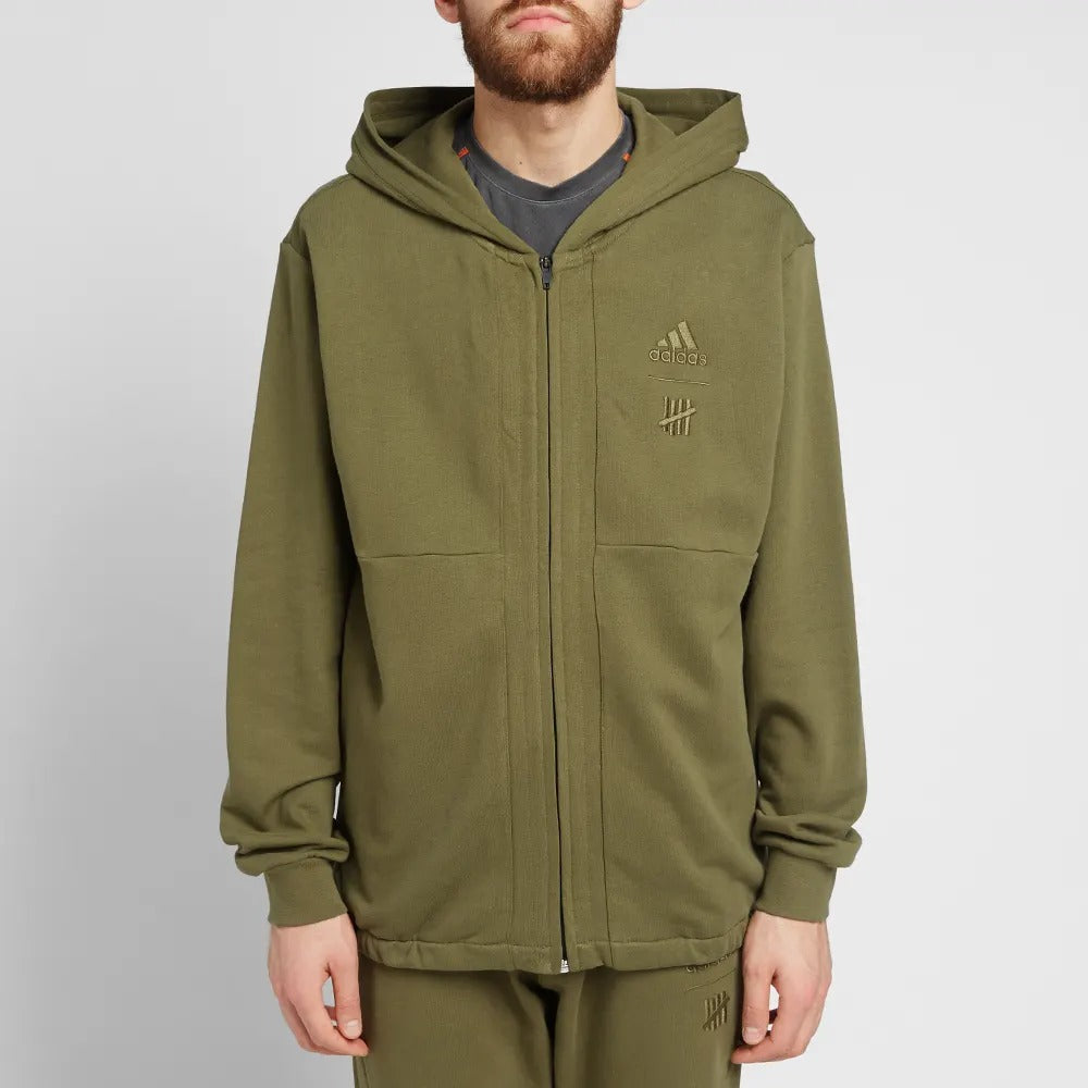 adidas x Undefeated Crossover Zipper Casual Sports Olive Green DY3270