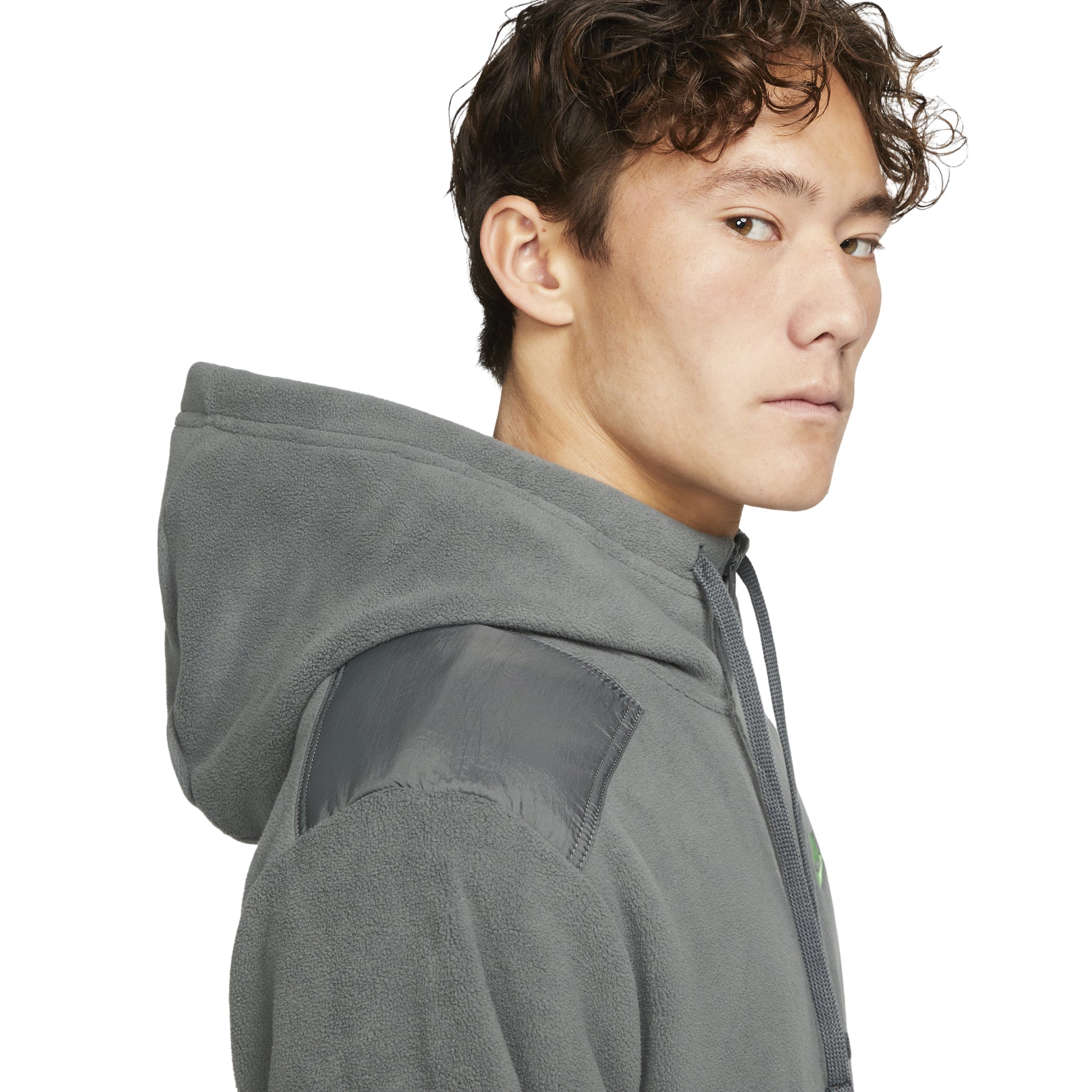 Nike NSW fleece hooded jacket 'Grey' DD4883-068