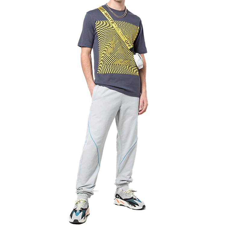 Men's PALACE 3D Pattern Printing Short Sleeve Gray P17TS114T