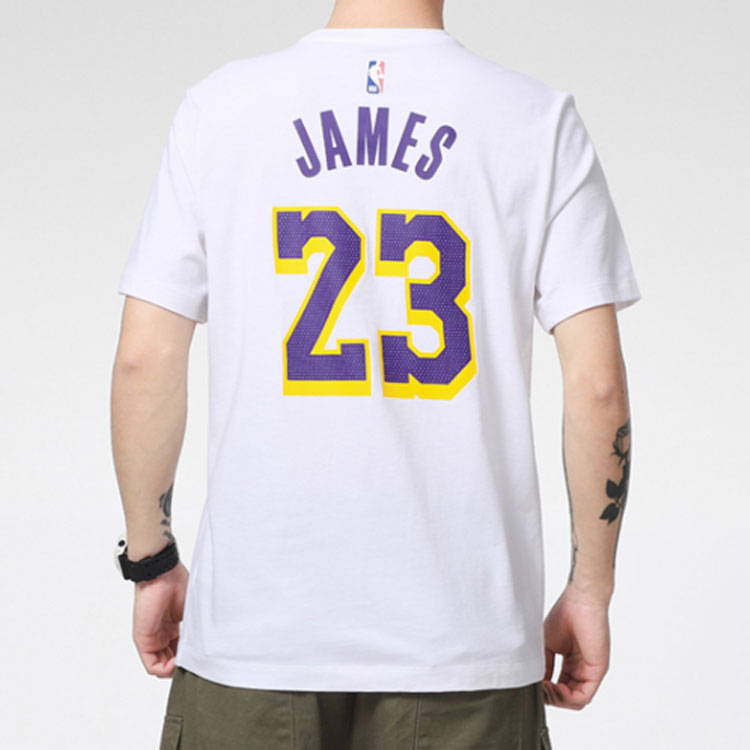 Nike Men's NBA Los Angeles Lakers James NO.23 Basketball Sports White CV8529-100