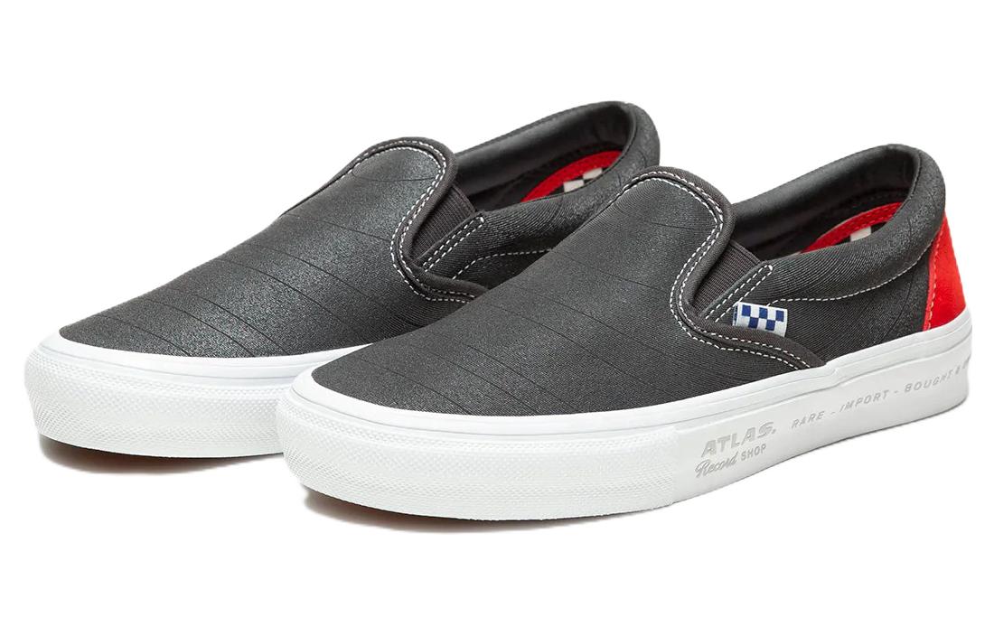 Vans x Atlas Skate Slip-On 'Grey Red White' VN0A5FCAYW3