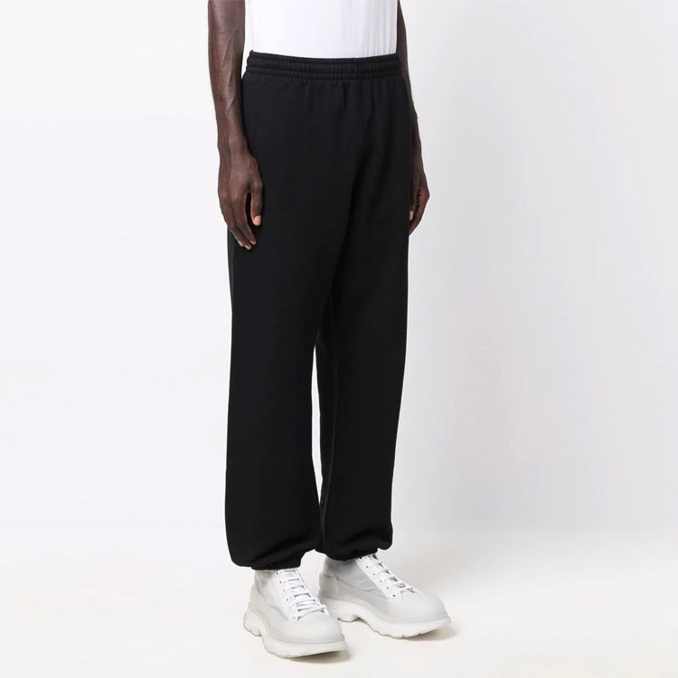 Men's Off-White FW21 Logo Sports Pants/Trousers/Joggers Black OMCH029F21FLE0061084