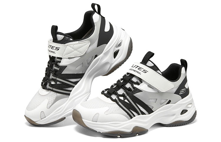 (GS) Skechers DLITES 4.0 'White Black' 405236L-WBKS