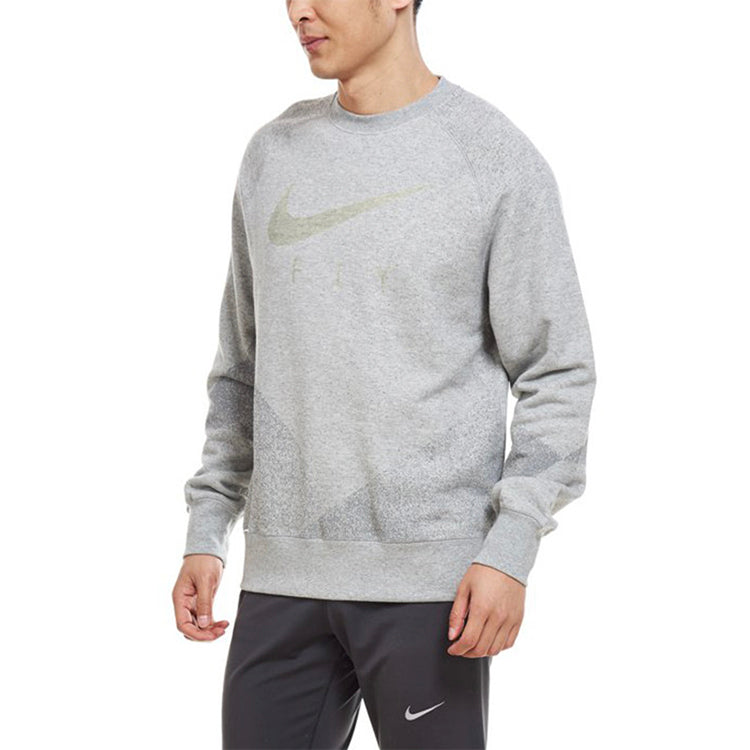 Nike Basketball Sports Round Neck Pullover Gray 846035-010
