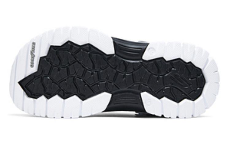 (WMNS) Skechers Foamies Sandals 'Black White' 111444-BKW