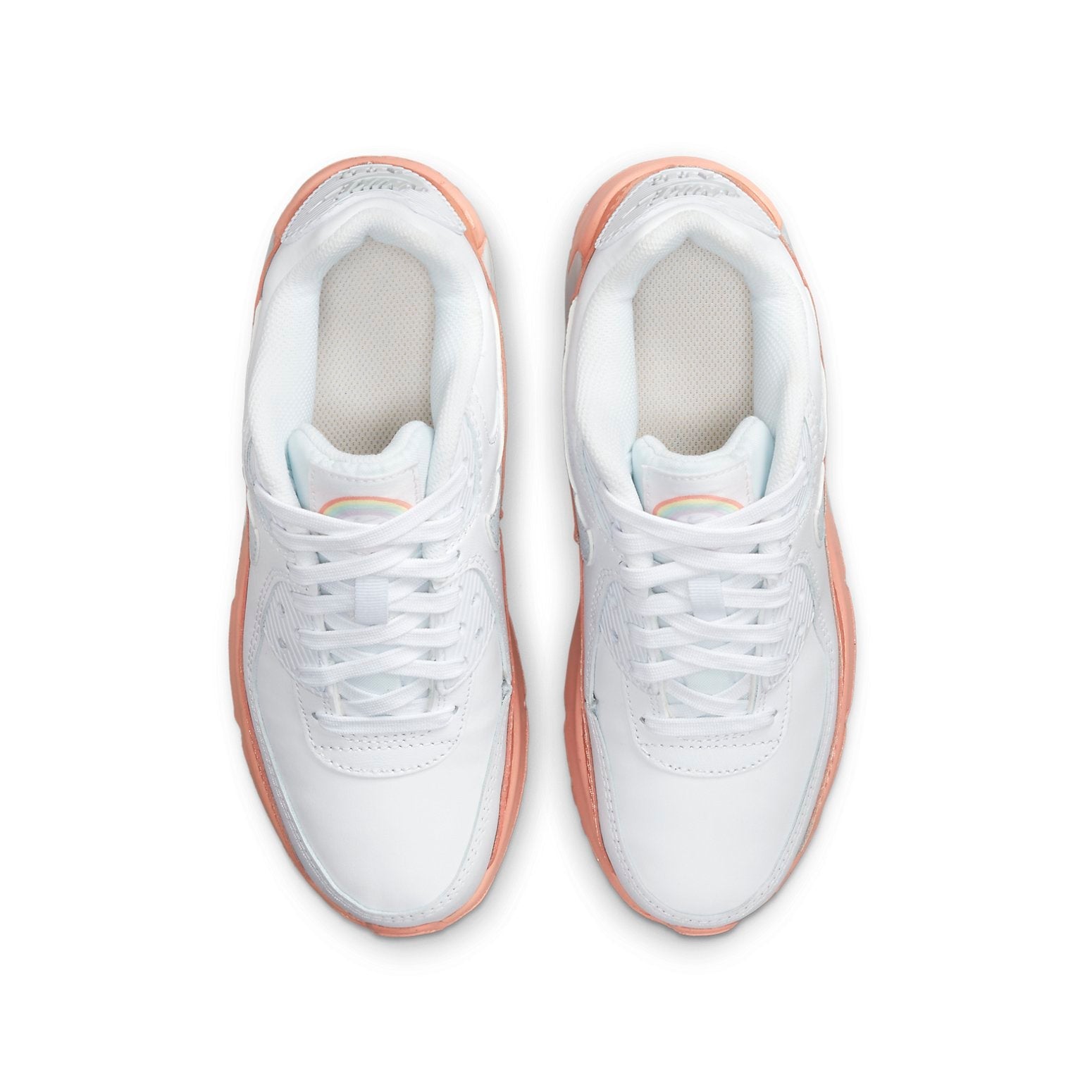 (GS) Nike Air Max 90 Leather SE 'White Light Madder Root' DM0956-100
