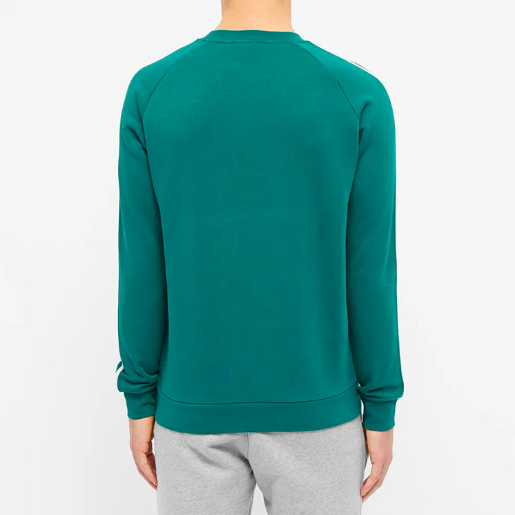 adidas originals 3-Stripes Crewneck Sweatshirt For Men Green EJ9692