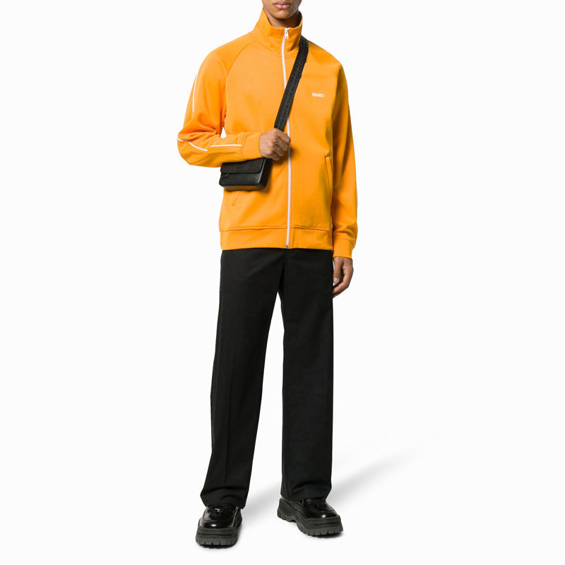 Men's KENZO SS21 Cotton Sports Knit Jacket Yellow F965BL7514CA-41