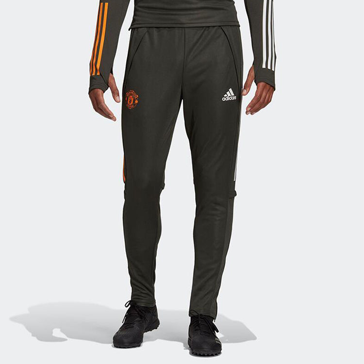 adidas Manchester United Soccer/Football Training Sports Long Pants Green FR3667
