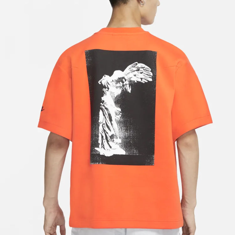 Nike Sportswear NSW TECH FLEECE Short Sleeve Orange CZ3504-837
